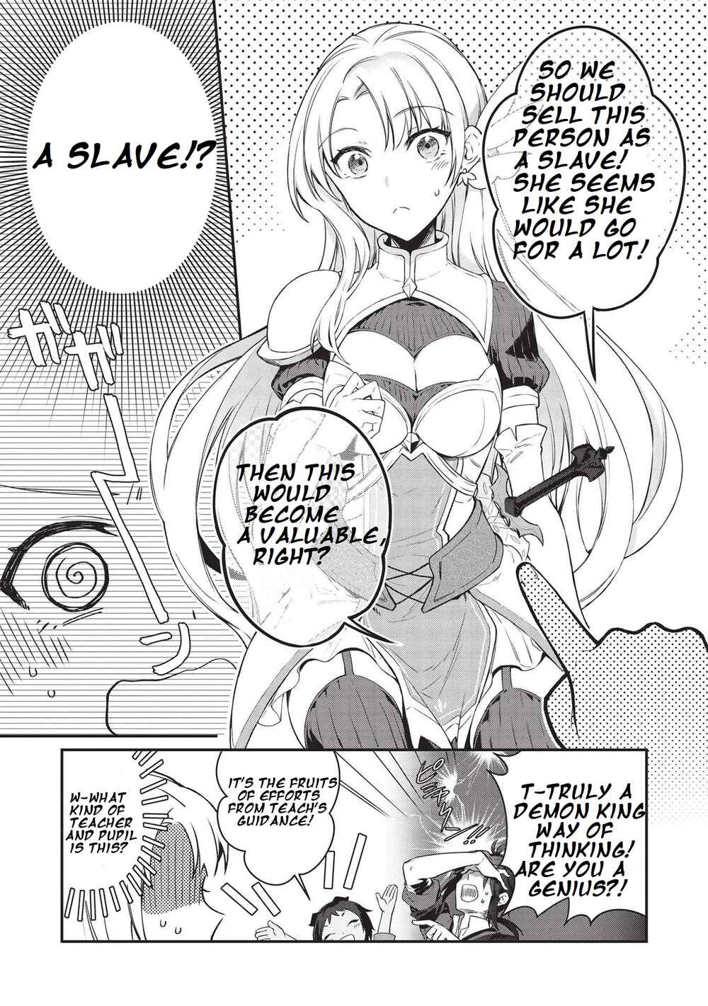 Counterstop Yuusha no Chou Ma Kyuoudou <Over-raise> ~Shouraiyuubou na Maou to Hime wo Deshi Nishite Mita~ Chapter 1 - Page 24