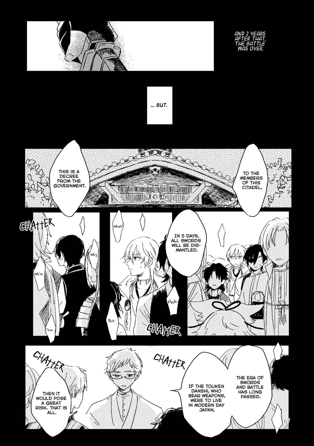 Touken Ranbu - Hakou Chapter 1 - Page 65