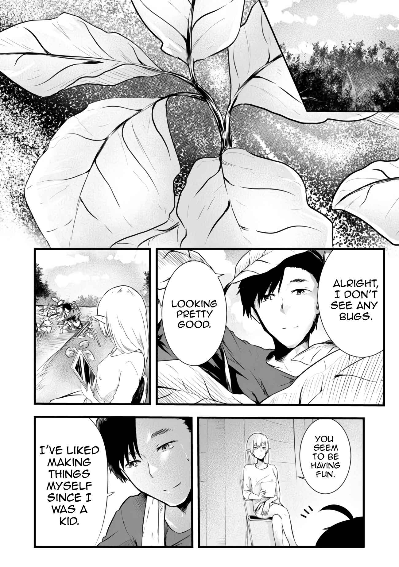 Mujintou de Elf to Kyoudou Seikatsu Chapter 2 - Page 13