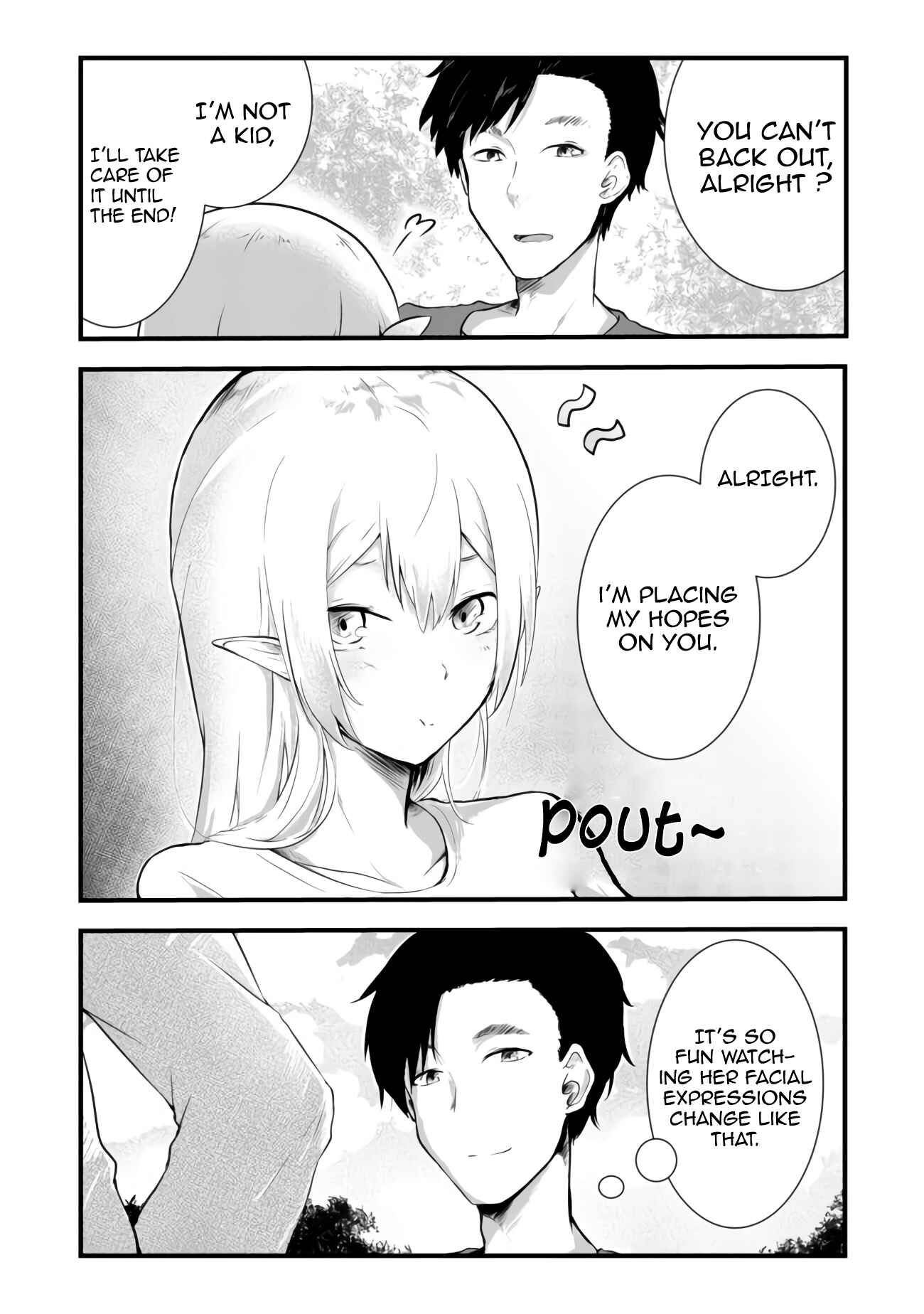Mujintou de Elf to Kyoudou Seikatsu Chapter 2 - Page 17