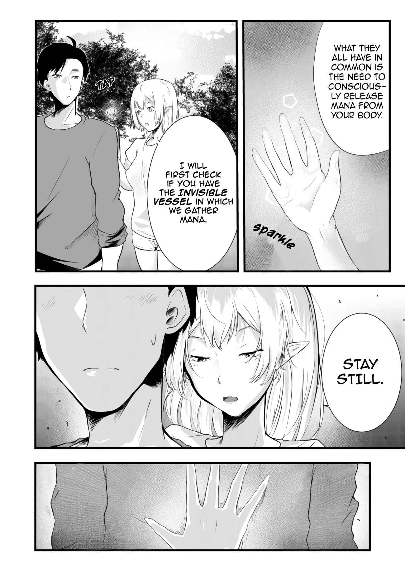 Mujintou de Elf to Kyoudou Seikatsu Chapter 2 - Page 19