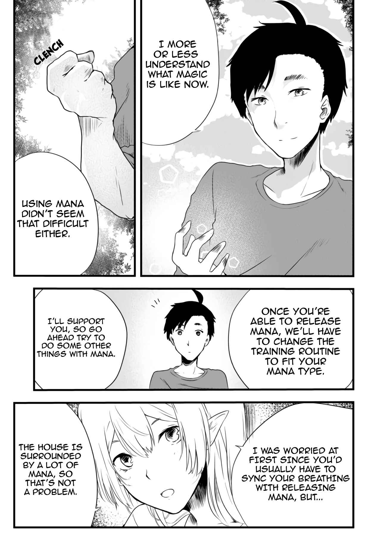 Mujintou de Elf to Kyoudou Seikatsu Chapter 2 - Page 28