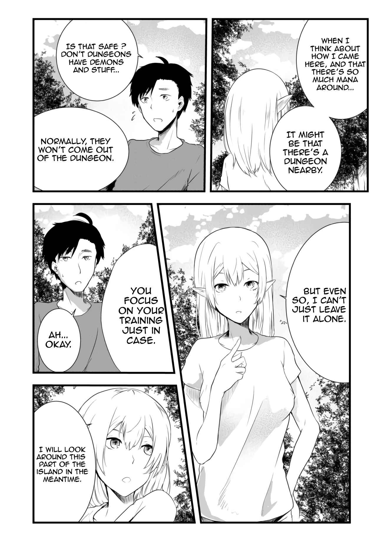 Mujintou de Elf to Kyoudou Seikatsu Chapter 2 - Page 29