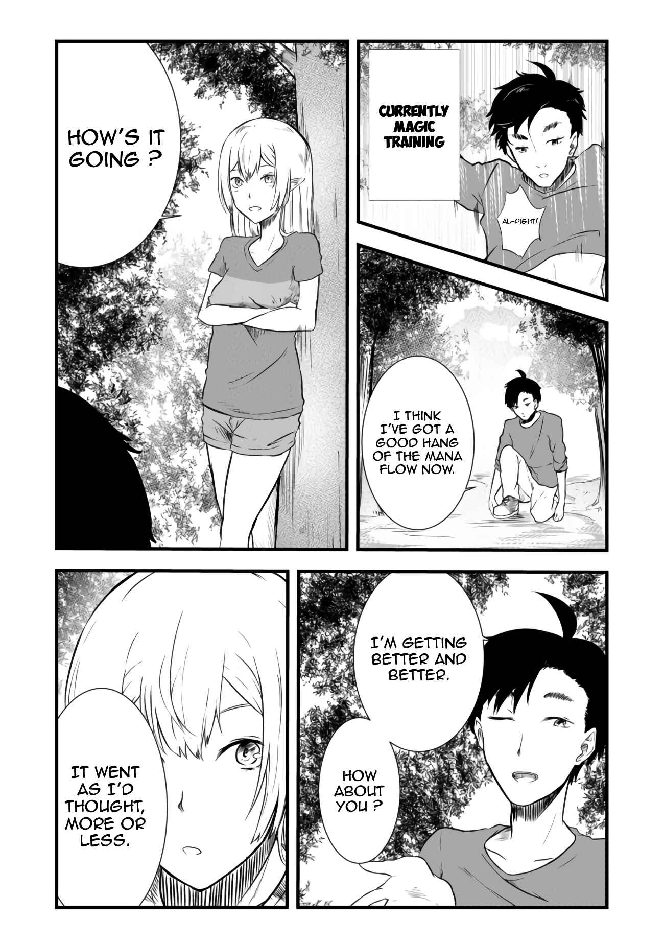 Mujintou de Elf to Kyoudou Seikatsu Chapter 2 - Page 35