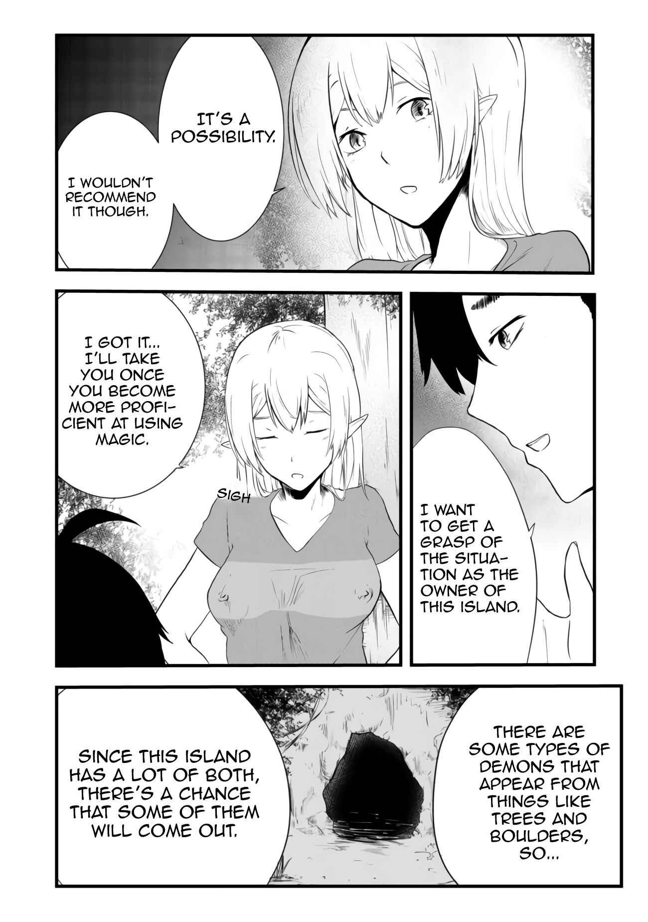 Mujintou de Elf to Kyoudou Seikatsu Chapter 2 - Page 37