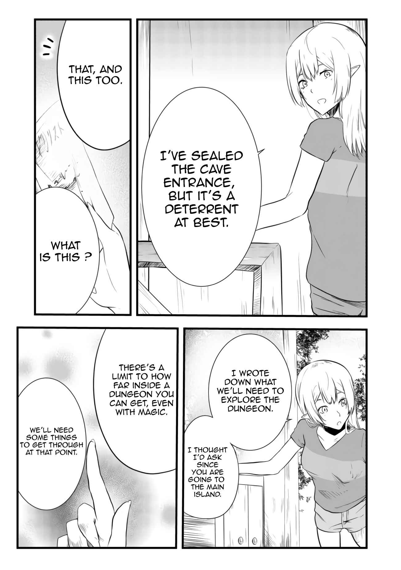 Mujintou de Elf to Kyoudou Seikatsu Chapter 2 - Page 38