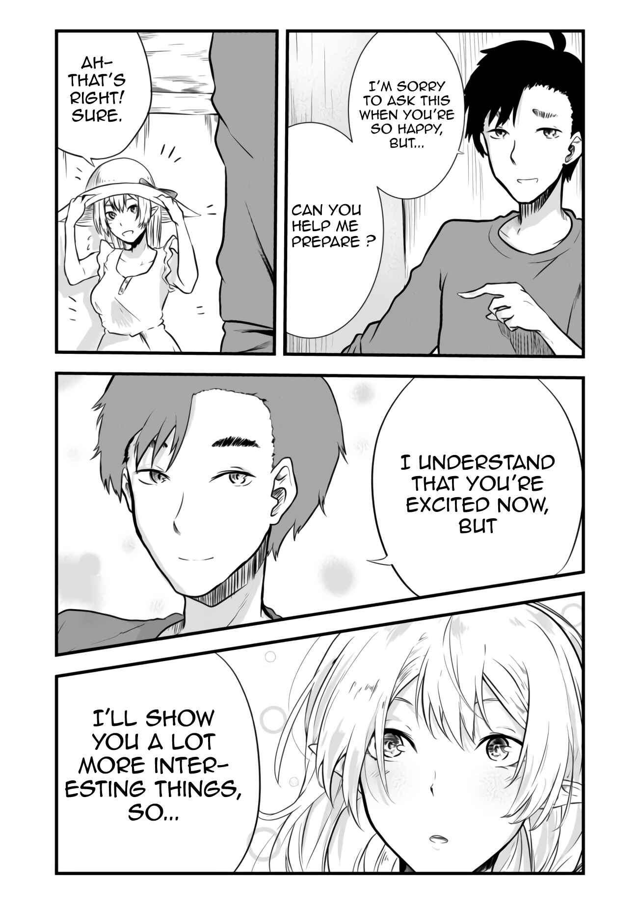 Mujintou de Elf to Kyoudou Seikatsu Chapter 2 - Page 43
