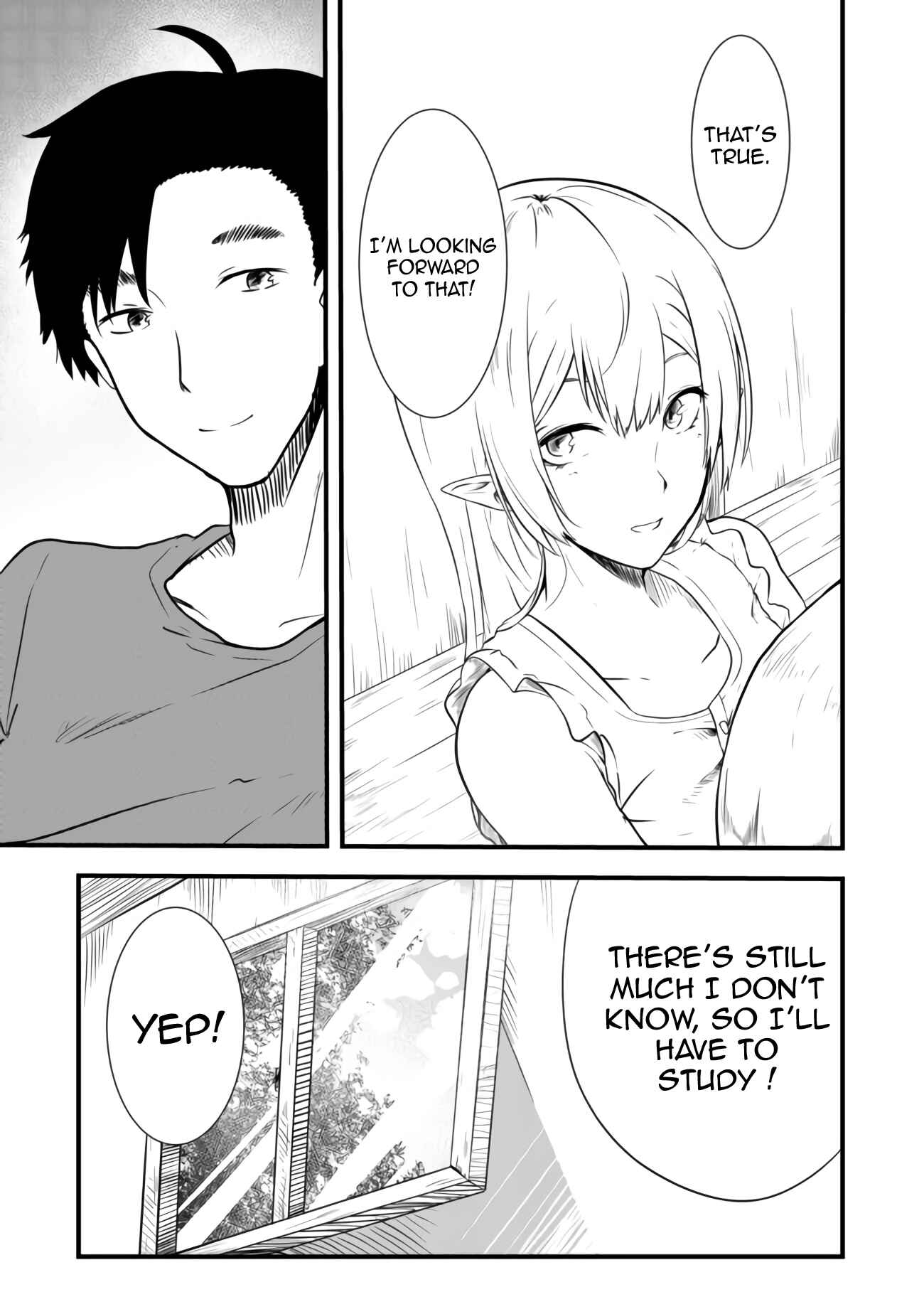 Mujintou de Elf to Kyoudou Seikatsu Chapter 2 - Page 44