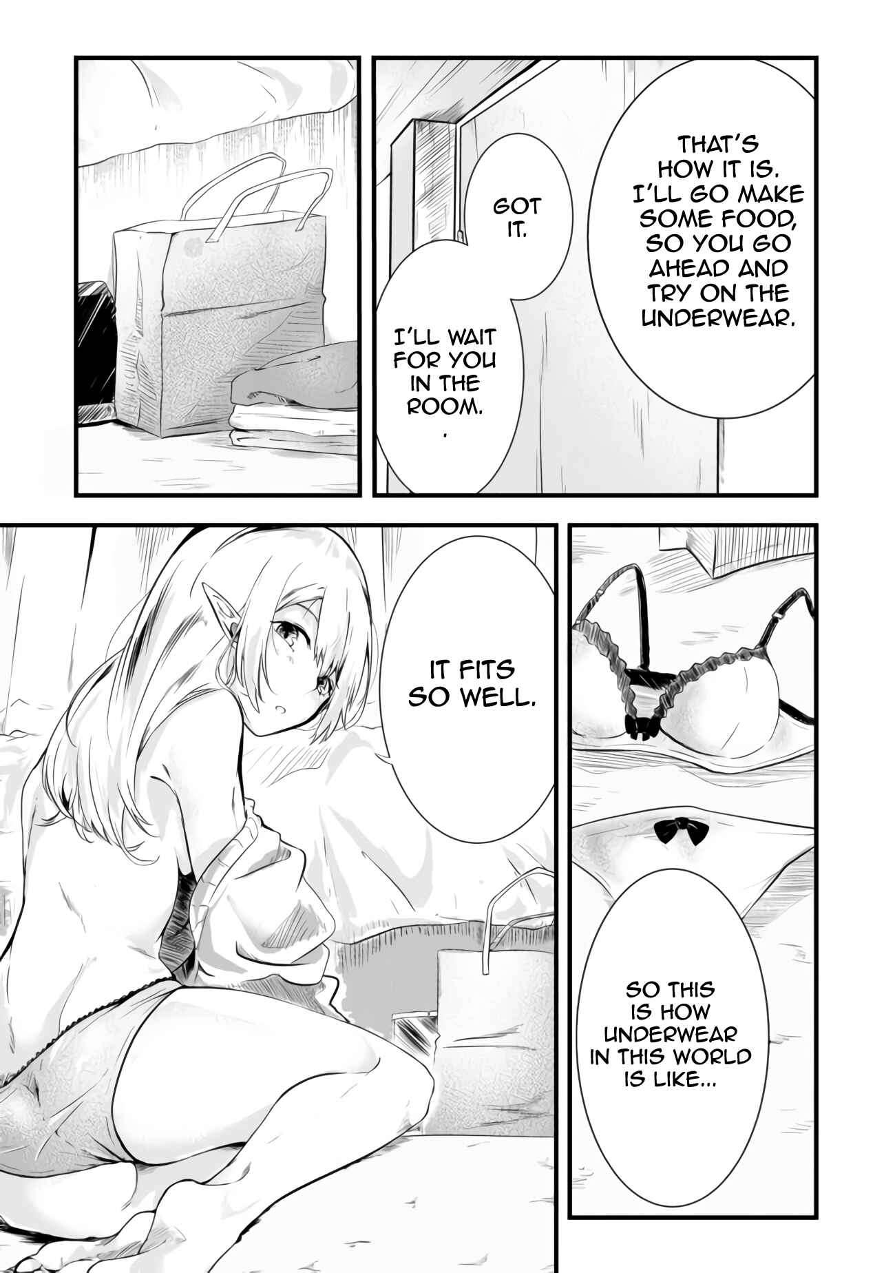 Mujintou de Elf to Kyoudou Seikatsu Chapter 2 - Page 8