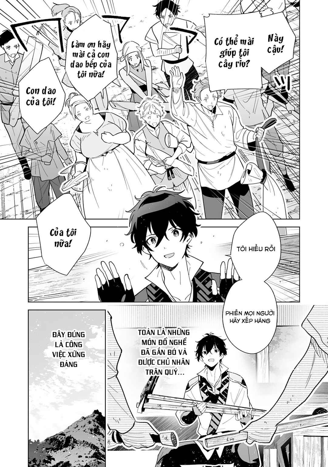 S-kyuu Guild wo Ridatsushita Katanakaji no Jiyuu na Henkyou Slow Life ~Black Guild kara Kaihousarete Kimama ni Kaji Shitetara, Densetsu no Matou ga Umareteimashita~ Chapter 3 - Page 30