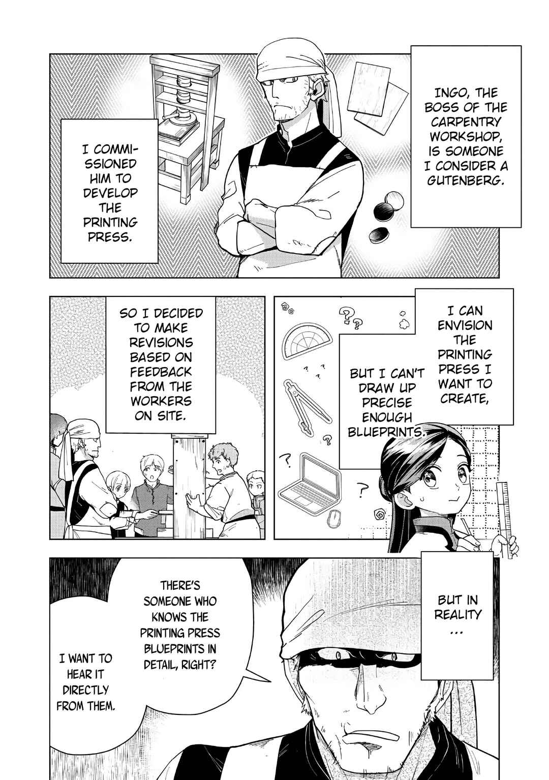 Honzuki no Gekokujou: Shisho ni Naru tame ni wa Shudan o Erandeiraremasen—Dai-3 Bu: Ryouchi ni Hon o Hirogeyou! Chapter 43 - Page 3