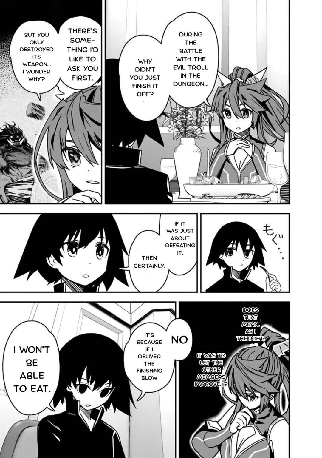 Kuroneko no Kenshi ~Black na Party wo Yametara S-kyuu Boukensha ni Scout Saremashita. Imasara "Modotte kite" to Iwaretemo "Mousoi" desu~ Chapter 4 - Page 9