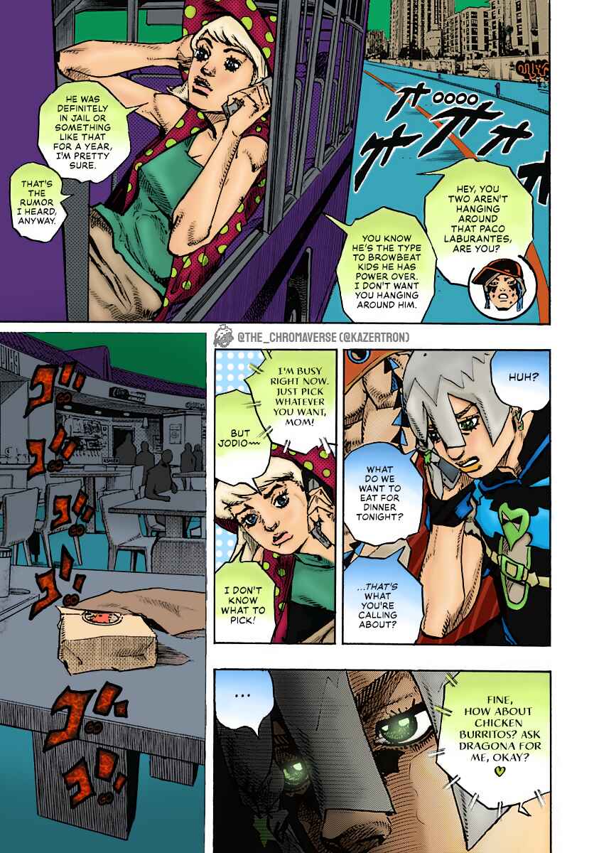 JoJo's Bizarre Adventure Part 9 - The JOJOLands (Fan-Colored) Chapter 9 - Page 4