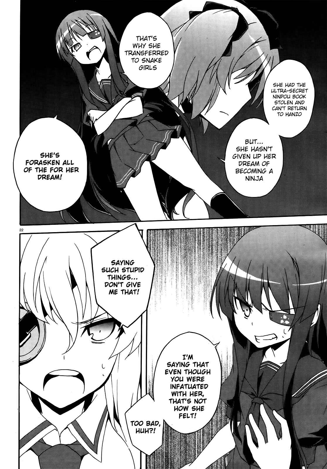 Senran Kagura - Shoujotachi no Shinei Chapter 11 - Page 22