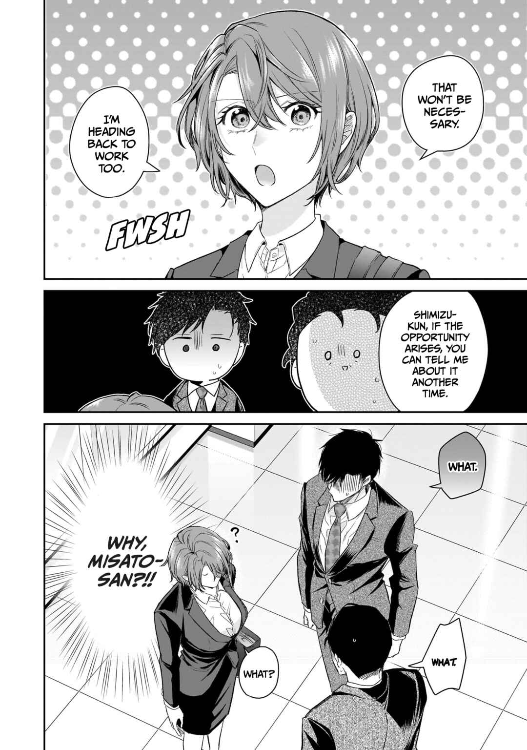 Misato-san wa Amasugi Joushi ni Chotto Kibishii Chapter 22 - Page 4