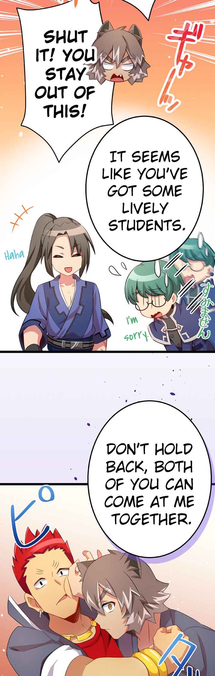Maou to Ryuuou ni Sodaterareta Shounen wa Gakuen Seikatsu wo Musou suru You desu Chapter 35 - Page 8