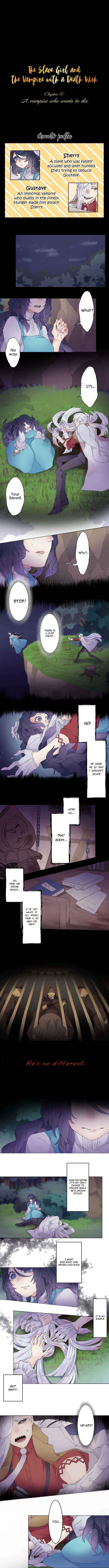 The Slave Girl and the Vampire with a Death Wish Chapter 10 - Page 1