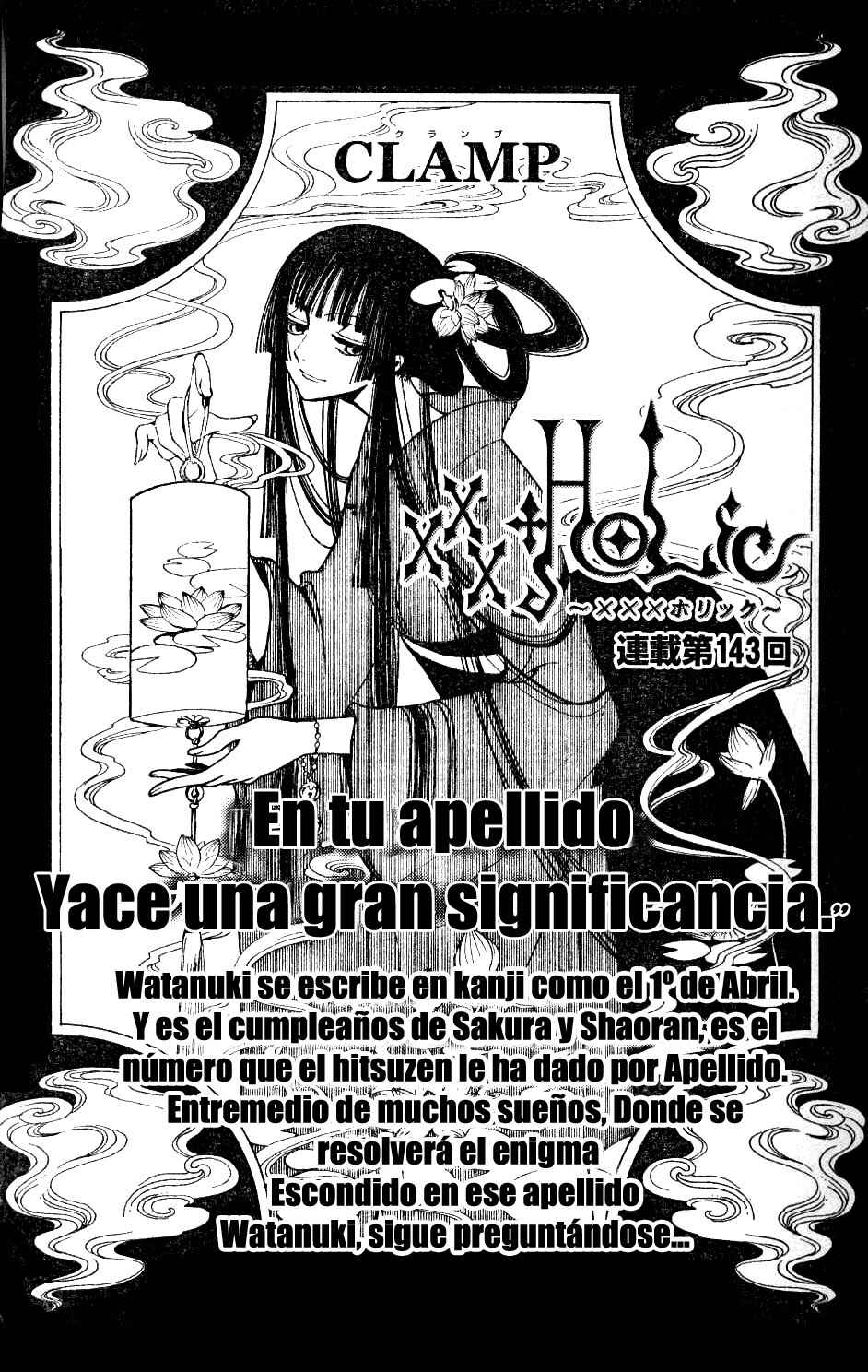 xxxHOLIC Chapter 79 - Page 1