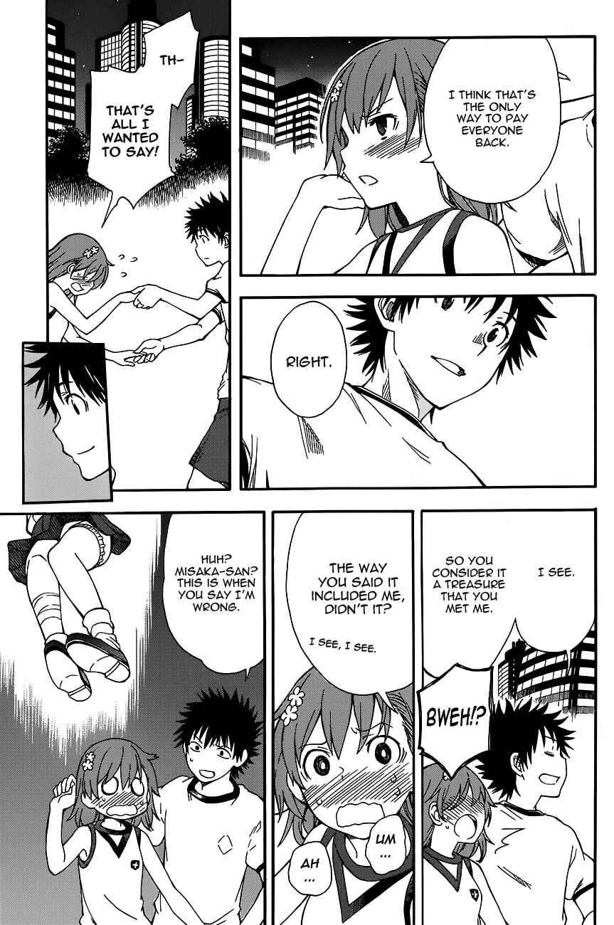 Toaru Majutsu no Index Gaiden: Toaru Kagaku no Railgun Chapter 69.5 - Page 19