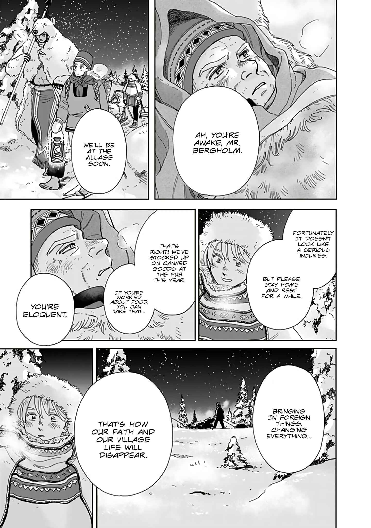 Hokuo Kizoku to Moukinzuma no Yukiguni Karigurashi Chapter 73 - Page 13