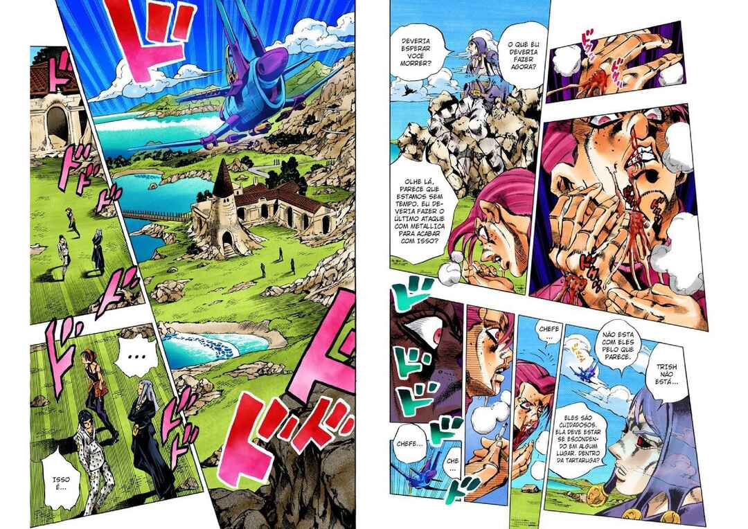 JoJo no Kimyou na Bouken: Part 5 - Ougon no Kaze Color-ban Chapter 107 - Page 8