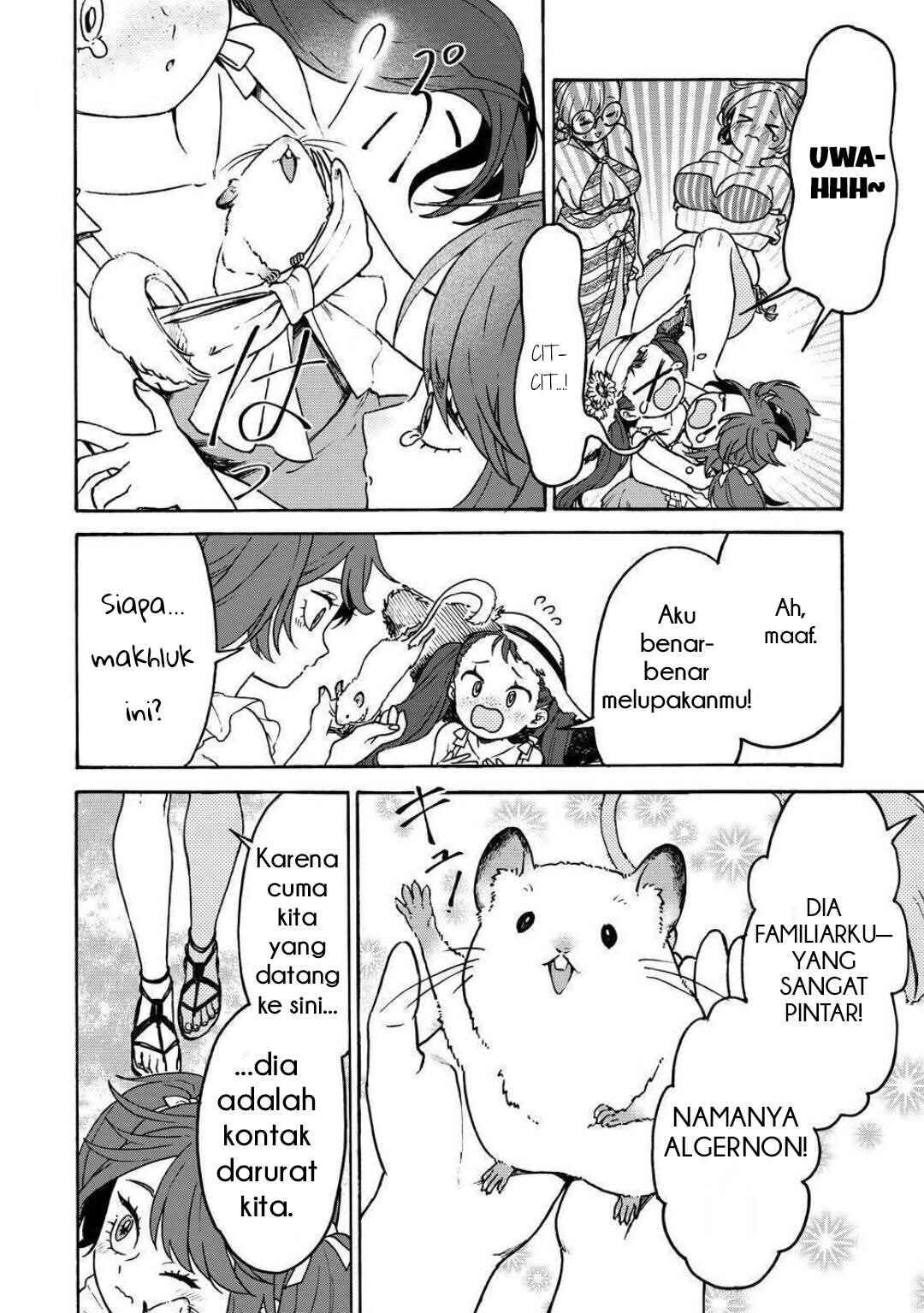 Onna Chara de Isekai Teni shite Cheatppoi kedo Zako Chara na no de Medatazu Heiwa na Shomin wo Mezashimasu! Chapter 8.1 - Page 6