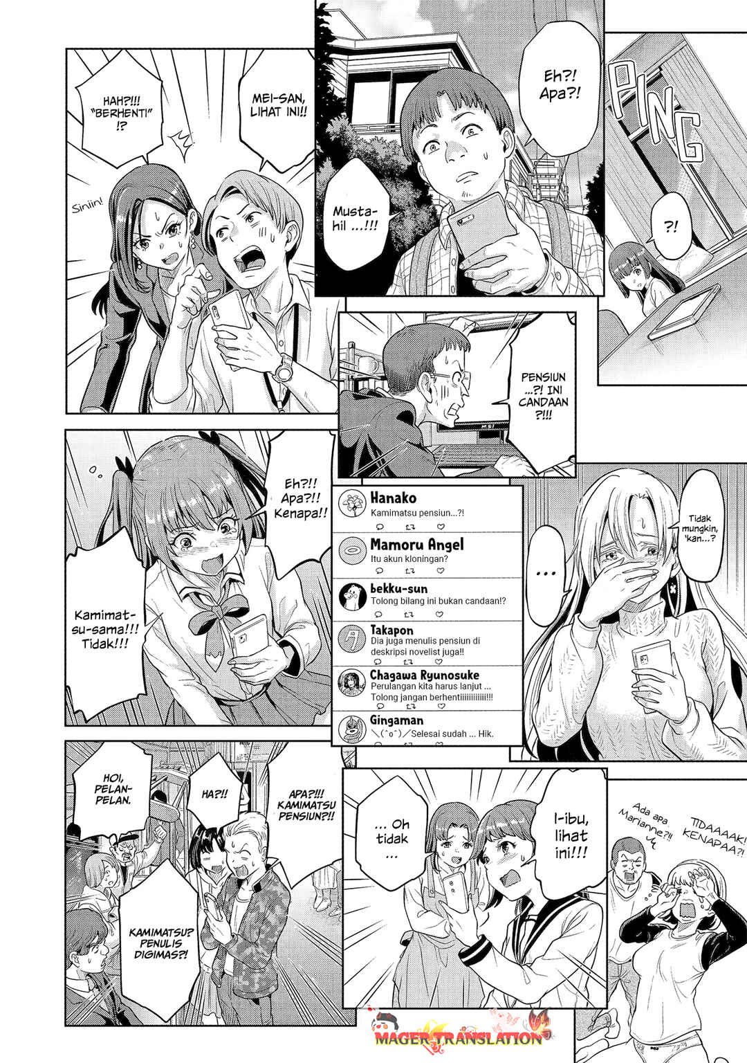 Koukousei WEB Sakka no Mote Seikatsu: "Anta ga Kami Sakka na Wakenai desho" to Boku o Futta Osananajimi ga Koukai Shiteru kedo Mou Osoi Chapter 1.2 - Page 2