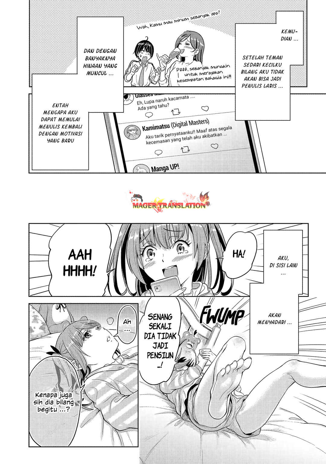 Koukousei WEB Sakka no Mote Seikatsu: "Anta ga Kami Sakka na Wakenai desho" to Boku o Futta Osananajimi ga Koukai Shiteru kedo Mou Osoi Chapter 1.2 - Page 26