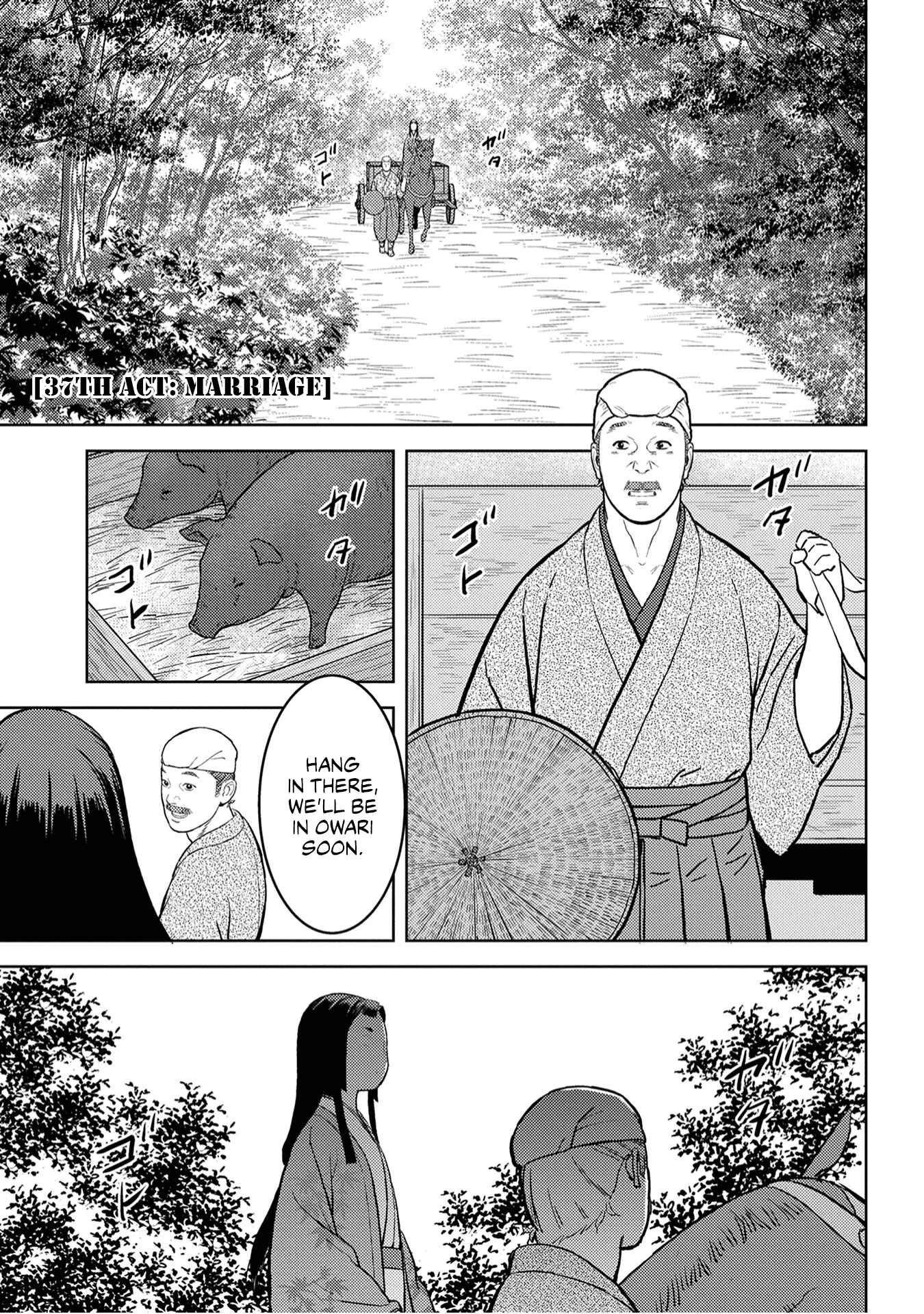 Sengoku Komachi Kuroutan Chapter 37 - Page 2