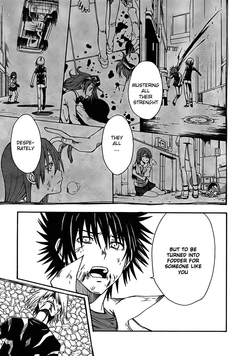Toaru Majutsu no Index Gaiden: Toaru Kagaku no Railgun Chapter 37 - Page 14