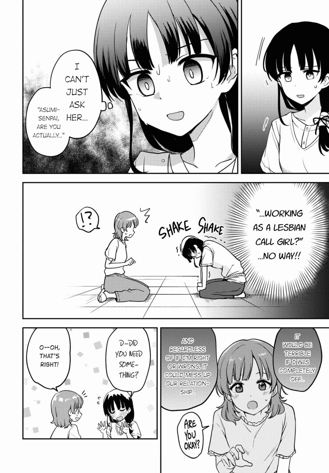 Asumi-chan wa Les Fuuzoku ni Kyoumi ga Arimasu! Chapter 13 - Page 28