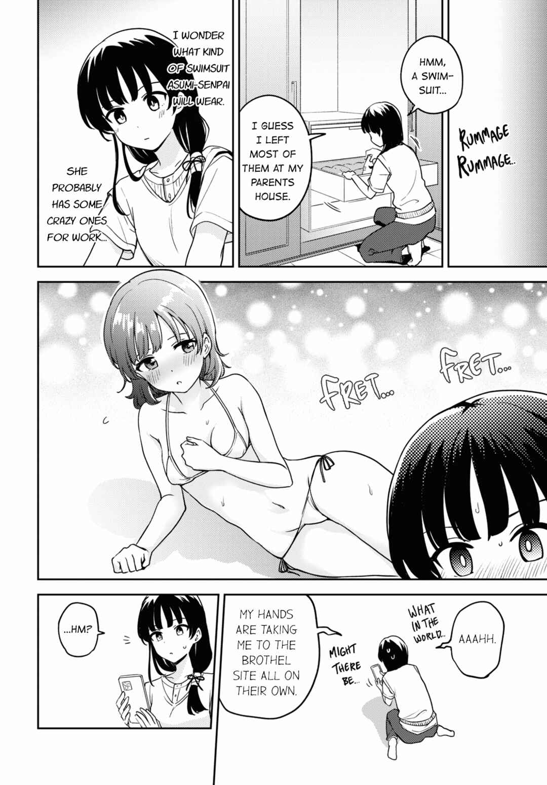 Asumi-chan wa Les Fuuzoku ni Kyoumi ga Arimasu! Chapter 13 - Page 30