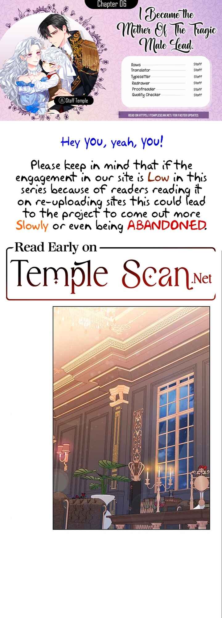 I Became the Mother of the Evil Male Lead Chapter 6 - Page 1