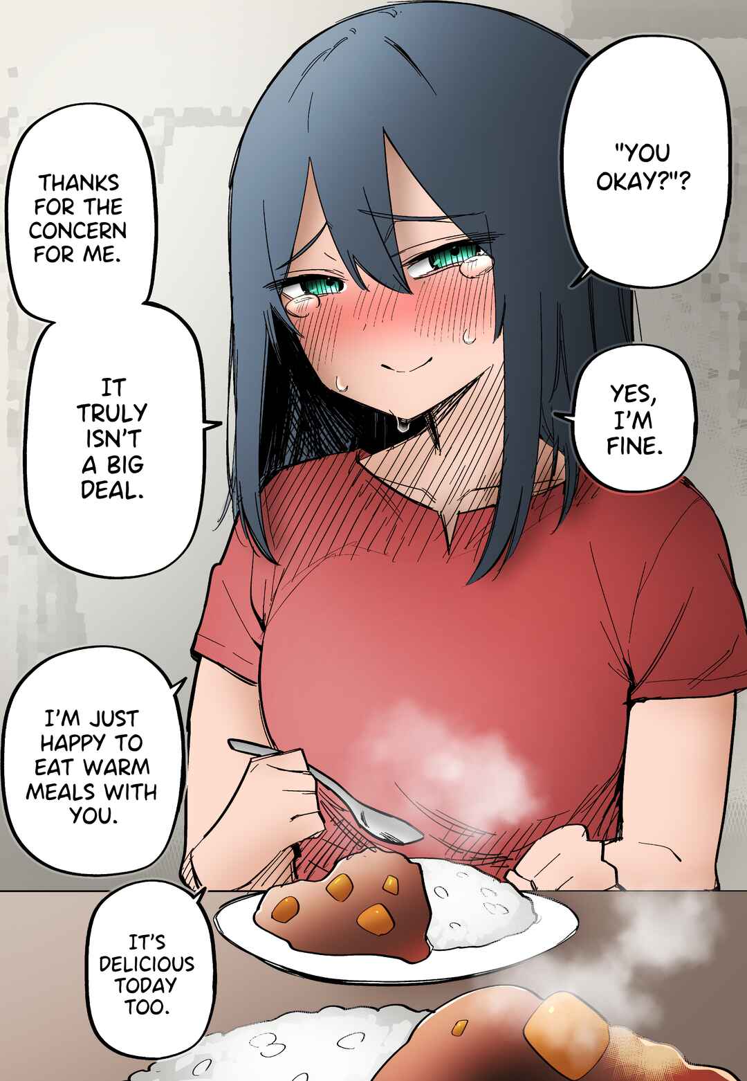 Moto Azadarake no Kanojo ga Shinpai de (Fan Colored) Chapter 8 - Page 1