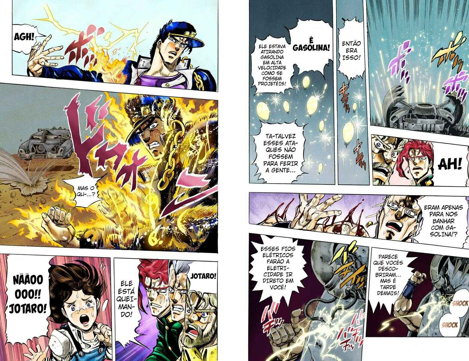 JoJo no Kimyou na Bouken: Part 3 - Stardust Crusaders Color-ban Chapter 40 - Page 9