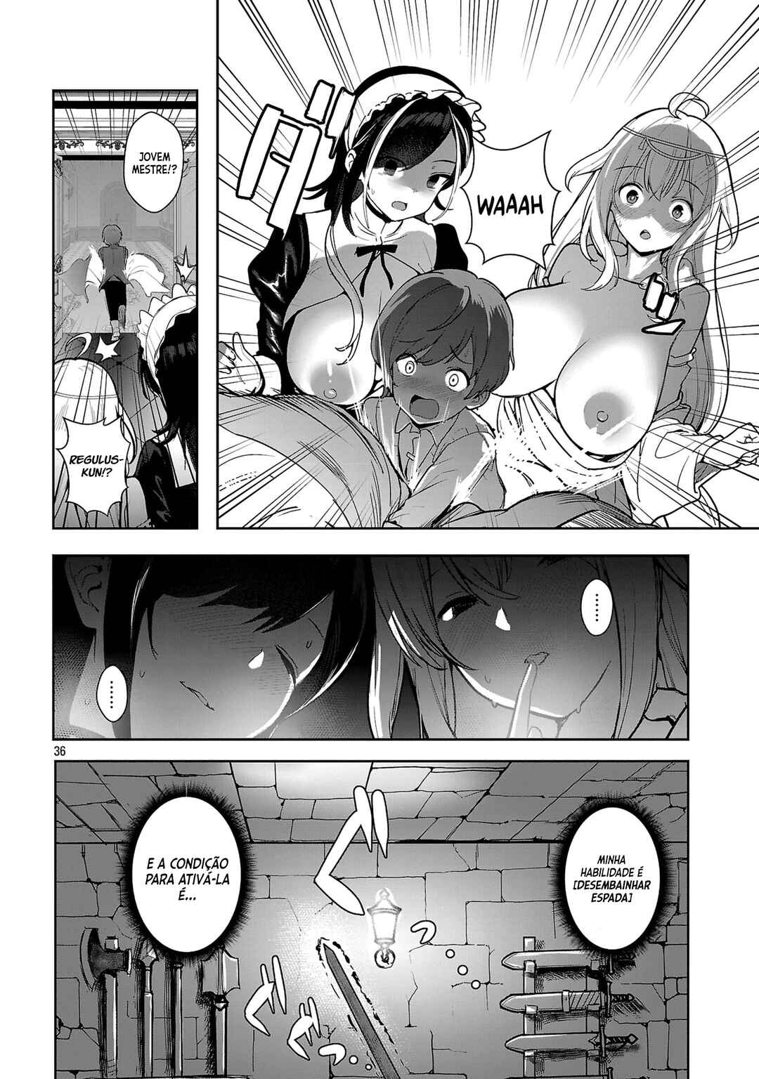 Tousan wa [Kensei], Kaasan wa [Kenshin], Boku wa [Ochi〇po Chanbara Master] Chapter 1.4 - Page 4