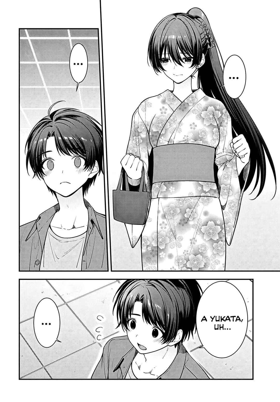 Tonari no Seki no Yankee Shimizu-san ga Kami wo Kuroku Sometekita Chapter 16 - Page 12