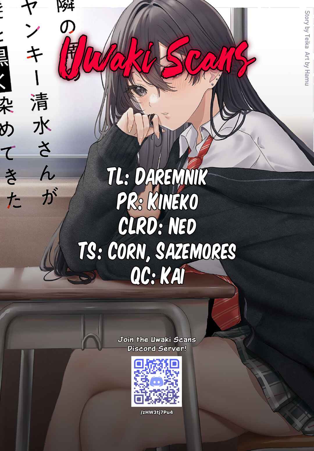 Tonari no Seki no Yankee Shimizu-san ga Kami wo Kuroku Sometekita Chapter 16 - Page 41