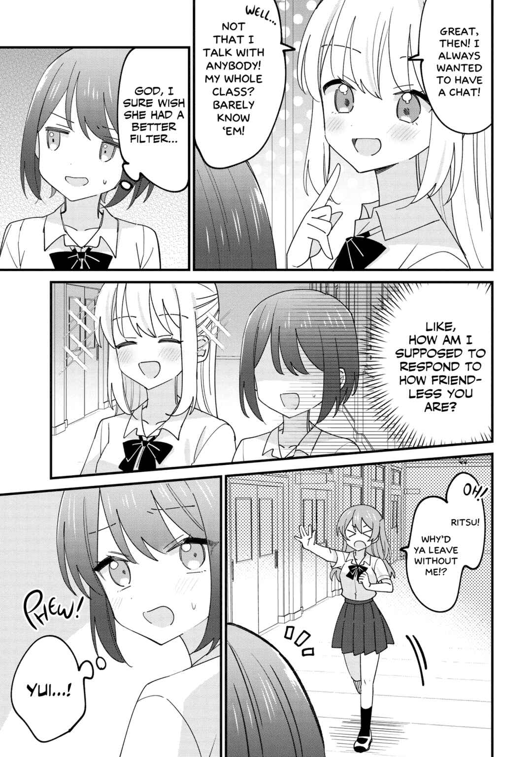 Kao dake yoi Classmate ga, Yatara to Guigui Kuru Yuri no Hanashi. Chapter 1 - Page 14