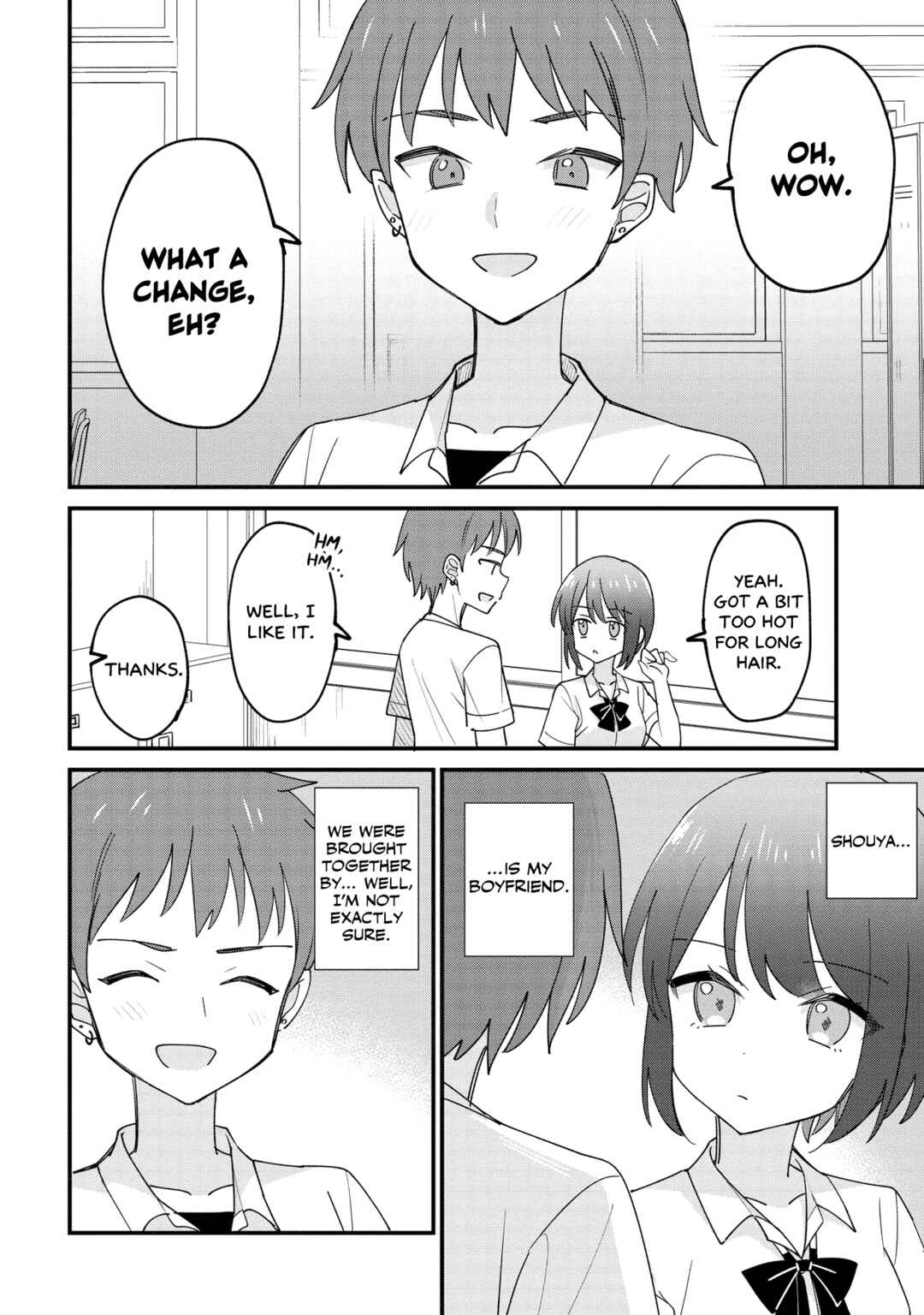 Kao dake yoi Classmate ga, Yatara to Guigui Kuru Yuri no Hanashi. Chapter 1 - Page 5
