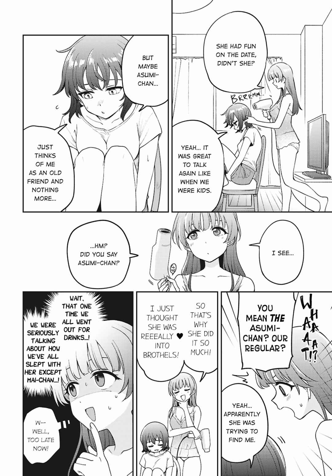 Asumi-chan wa Les Fuuzoku ni Kyoumi ga Arimasu! Chapter 30 - Page 12