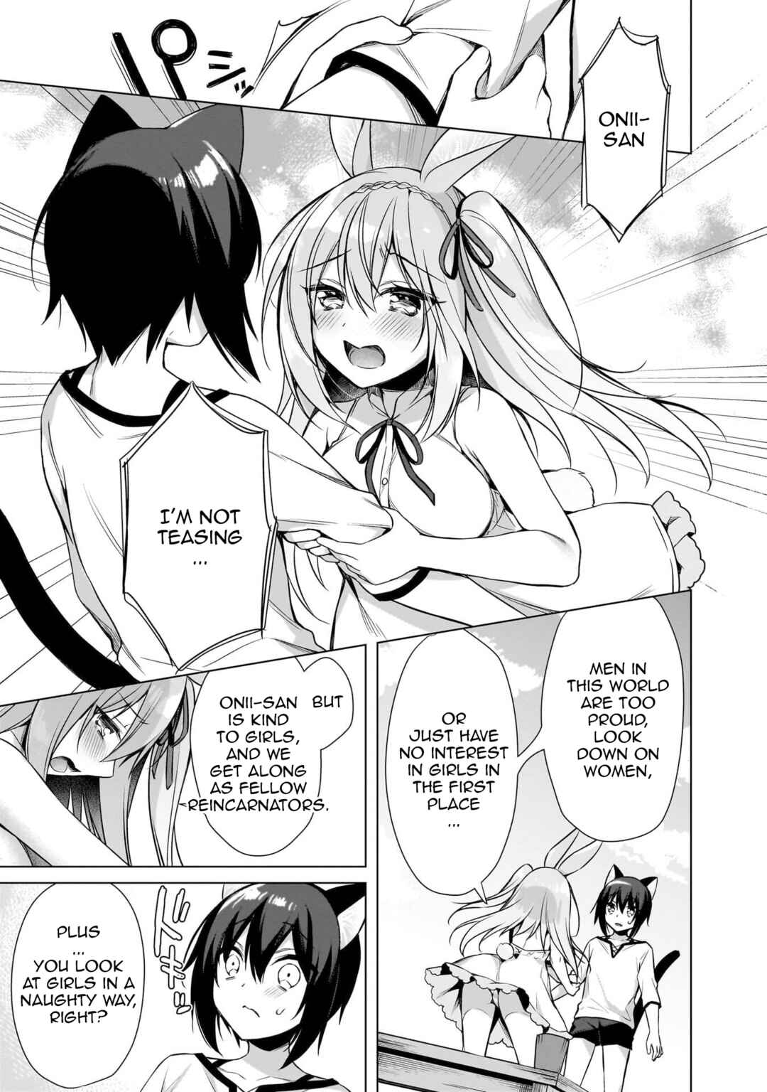 Boku no Risou no Isekai Seikatsu - Tensei shitara Kemomimi Musume darake no Sekai de Harem ni Chapter 7 - Page 13