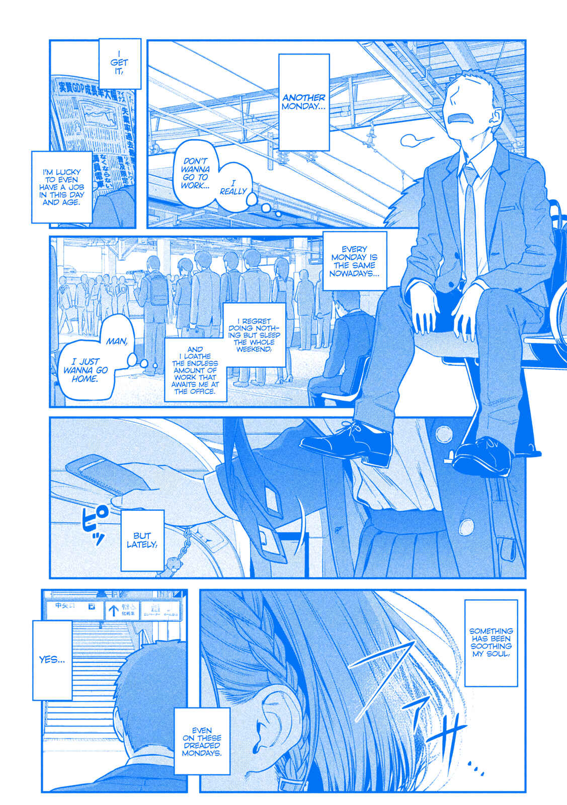 Getsuyoubi no Tawawa (Blue) (Fan Colored) Chapter 1 - Page 3