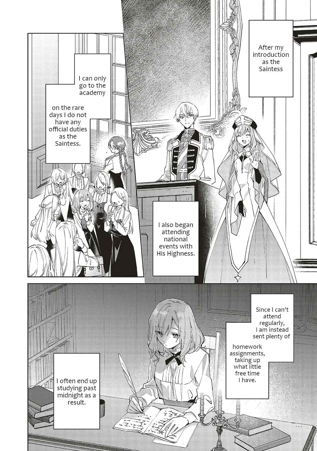 Gyakkou shita Akuyaku Reijou wa, Nazeka Maryoku wo Ushinatta node Shinsou no Reijou ni Narimasu: Seijo Anna no Monogatari Chapter 10 - Page 2