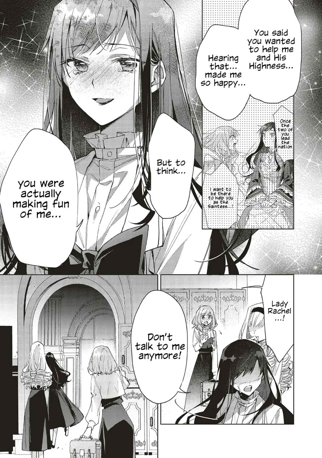 Gyakkou shita Akuyaku Reijou wa, Nazeka Maryoku wo Ushinatta node Shinsou no Reijou ni Narimasu: Seijo Anna no Monogatari Chapter 10 - Page 35