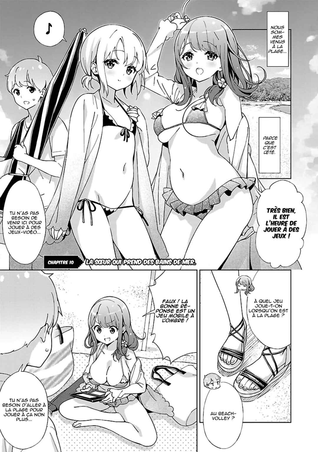 Onee-chan wa Game wo Suruto Hito ga Kawaru Onee-chan Chapter 10 - Page 2
