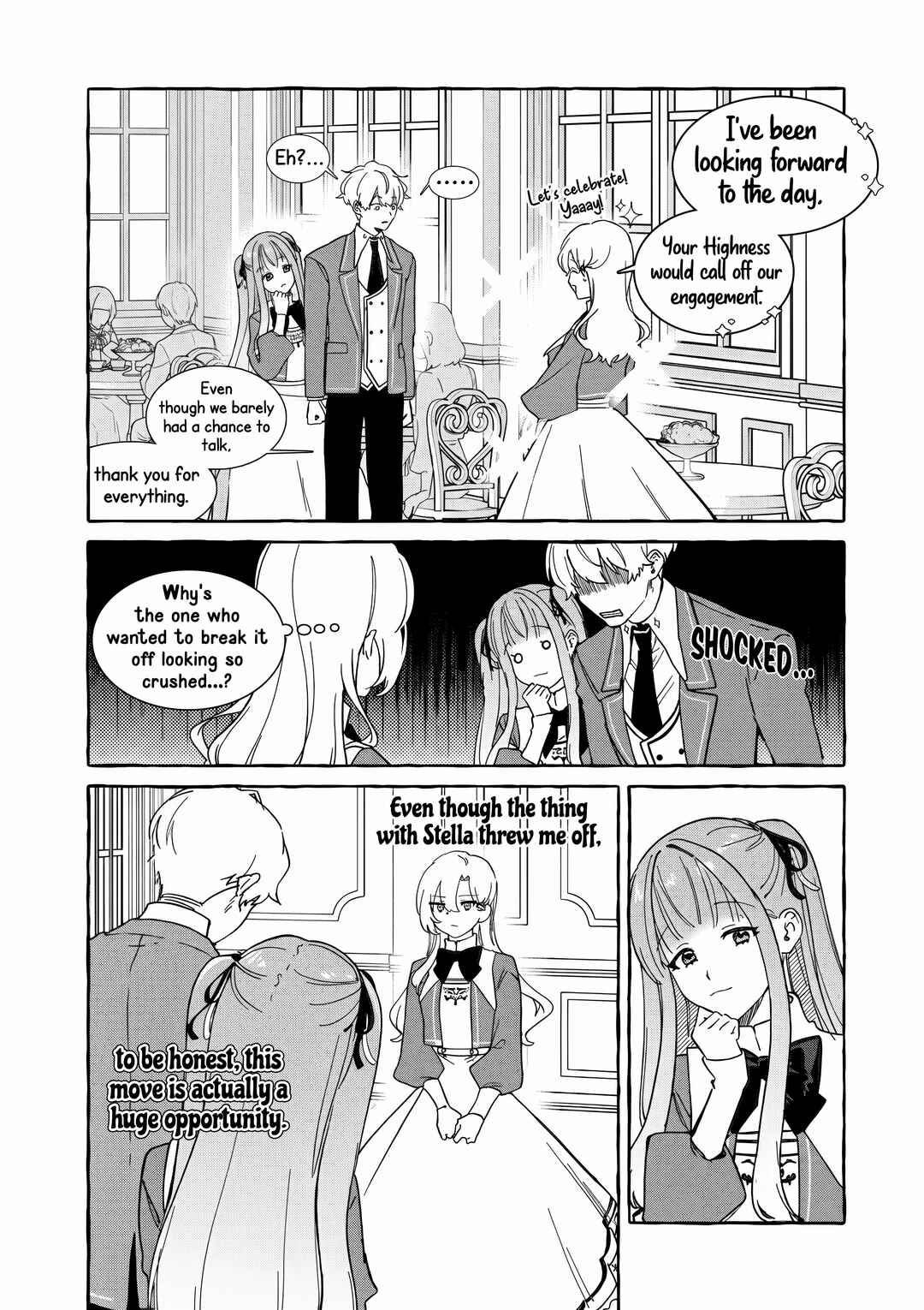 Hametsu o Hikaeta Akuyaku Reijō ga Muri Shite Heroine wo Enjita Kekka Taida na Yosei ga Akogare Nanoni, Daini Oji no Dekiai Route ni Konwakuchu Chapter 11.1 - Page 13