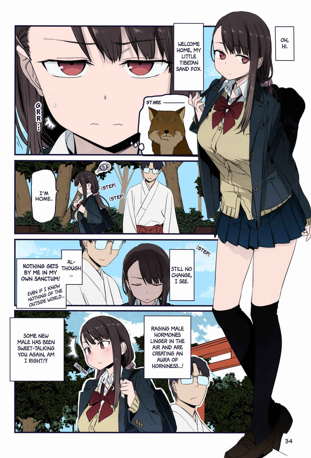 Getsuyoubi no Tawawa (Twitter Webcomic) (Fan Colored) Chapter 22 - Page 8