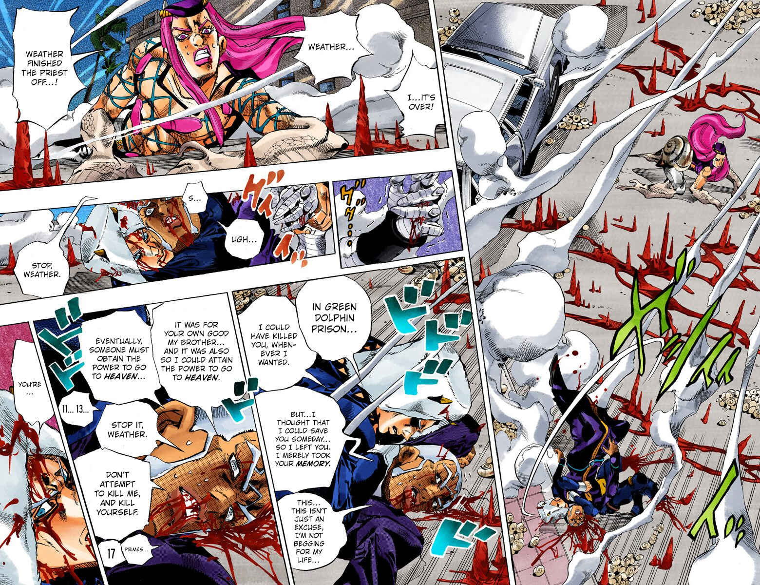 JoJo no Kimyou na Bouken: Part 6 - Stone Ocean Color-ban Chapter 136 - Page 8