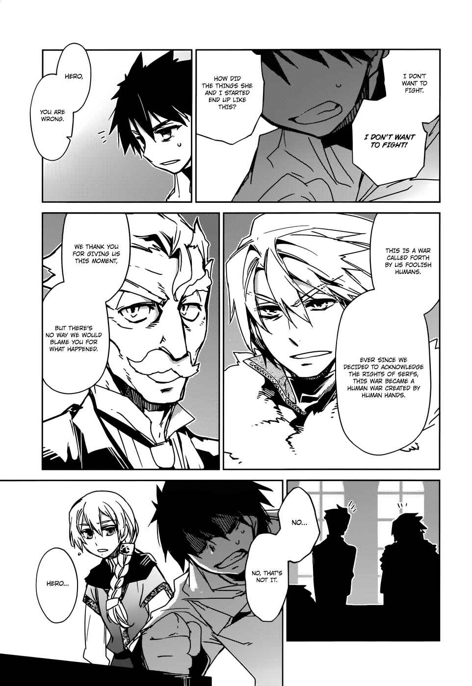 MAOYU : Archenemy and Hero “Become mine, Hero” “I refuse!” Chapter 17 - Page 48